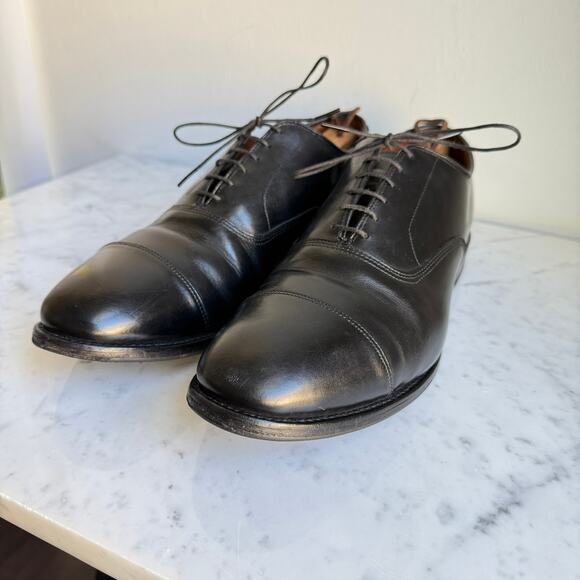 Allen Edmonds Kingswood Cap-Toe Oxford Black 12D Goodyear Welt USA - Picture 3 of 13